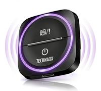 Technaxx Secure Drive Mini, dispositivo di avviso traffico con integrazione Blitzer.de - avvisi di pericoli stradali e velocità, notifiche LED, USB-C, compatibile con CarPlay e Android Auto - TX-387
