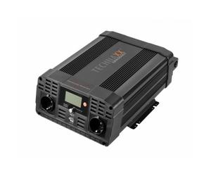 Technaxx TE22 adattatore e invertitore Auto 2000 W Nero (Technaxx TE22 strÃ¸mada