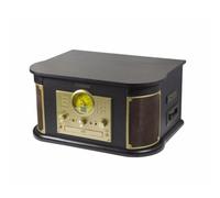 Technaxx TX-103 Giradischi con trasmissione a cinghia Nero, Oro Semiautomatico (