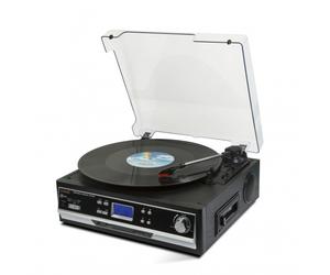 Technaxx TX-22+ Lettore di dischi a cinghia Nero Semiautomatico - Nouvo