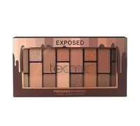 Technic Palette di ombretti Exposed - 16 sfumature a lunga tenuta con tonalità brillanti e opache per un look perfetto di giorno e di sera. Un mix di sfumature marroni, bronzo e neutre. 29,6 gr