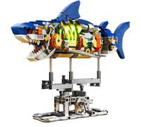 Technic Squalo,687pcs Set Di Giocattoli Da Costruzione Per Bambini E Adulti,Con Base Rotante E Inserto Luminoso,Perfetto Per Gli Appassionati Di Animali E Pirati.