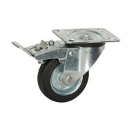 TECHNICAL ITEMU Ruota con Freno, Metallo, Grigio, RUEDA 75496 GN RO F Ø 100 mm 80 mm x 60 mm