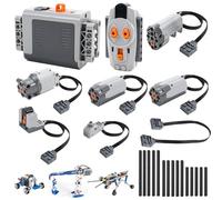Technical Power Functions Servo Motor Function - Set di 25 motori tecnici, set di 25 pezzi, motore elettrico giocattolo e funzioni tecniche, compatibile con Lego Technic