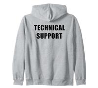 Technical Support - Professional Staff & Volunteer Uniform Felpa con Cappuccio