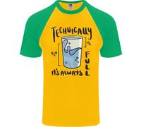 Technically The Glass Is Always Full Scienza Smanettone DA UOMO S/S T-Shirt
