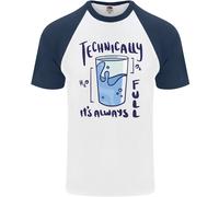 Technically The Glass Is Always Full Scienza Smanettone DA UOMO S/S T-Shirt