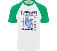 Technically The Glass Is Always Full Scienza Smanettone DA UOMO S/S T-Shirt