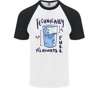 Technically The Glass Is Always Full Scienza Smanettone DA UOMO S/S T-Shirt