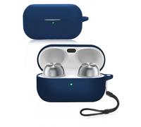 Technics EAH-AZ100&EAH-AZ100E-S & EAH-AZ100E-K, custodia in silicone morbido con cordino, impermeabile, antiurto e antigraffio, blu