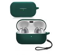 Technics EAH-AZ100&EAH-AZ100E-S & EAH-AZ100E-K - Custodia morbida in silicone con cordino, impermeabile, antiurto e antigraffio, colore verde