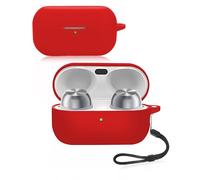 Technics EAH-AZ100&EAH-AZ100E-S & EAH-AZ100E-K - Custodia morbida in silicone con cordino, impermeabile, antiurto e antigraffio, colore: rosso