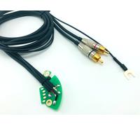 Technics SL 1200 1210 MK2 MK3 M3D MK3D MK5 MK6 Cavo rca phono con massa, #2V
