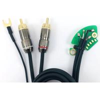 Technics SL 1200 1210 MK2 MK3 M3D MK3D MK5 MK6 Cavo rca phono con massa, #4V