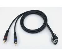 Technics SL 1200 1210 MK2 MK3 MK5 Cavo rca schermato con MASSA INTERNA |9H