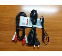 Hama Audiokabel Sort 1.2m NEW