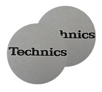 TECHNICS SLIPMATS coppia di panni sottodisco per giradischi (SILVER)