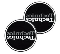 Magma 60647 TECHNICS MIRROR 1 2 Slipmat Feltri x giradischi fondo Nero con Logo