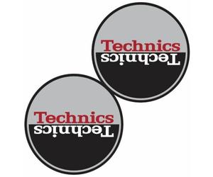 TECHNICS SLIPMATS MOON 3 Coppia Panni Antistatici per Dj Piatti Giradischi NEW