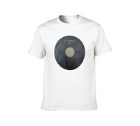 Technics Vintage Record D Jay Decks Sound System Music Mens Short Sleeve White M