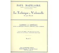 TECHNIQUE DU VIOLONCELLE VOLUME 1:GAMMES ET ARPEGES