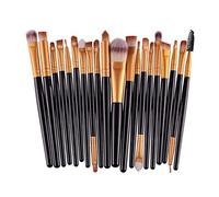 - Technique PRO Set di Pennelli Trucco Professionali - 20 Pezzi - Oro/Nero Set-Pennelli trucco 20 pieces unisex