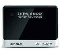 TechniSat DIGITRADIO 10 - Adattatore radio digitale DAB+ (display OLED, Bluetooth, telecomando, sveglia, ideale per l'aggiornamento di impianti Hi-Fi esistenti) nero/argento