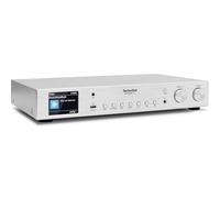 TechniSat DIGITRADIO 143 (V3) - Sintonizzatore HiFi Internetradio (Radio digitale DAB+, streaming audio Bluetooth, Spotify Connect, antenna cablata, telecomando, larghezza 43,5 cm) argento