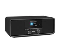 TechniSat DIGITRADIO 330 - Radio stereo DAB+ FM con lettore CD (Bluetooth 5.3, riproduzione e ricarica USB MP3, display a colori da 2,4", sveglia radio, telecomando) Nero
