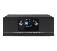 TechniSat DIGITRADIO 372 CD IR - Radio Internet stereo con DAB+, FM, lettore CD, Wi-Fi, Bluetooth, display a colori, USB, AUX, jack per cuffie, sveglia, 10 W, controllo app e telecomando - nero