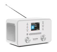 TechniSat DIGITRADIO 550 IR - Radio internet stereo (DAB+, FM, WLAN, Bluetooth, controllo app, sveglia) bianco
