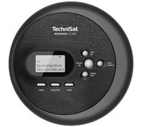 TechniSat DIGITRADIO CD 2GO BT - radio portatile DAB+ con lettore CD, FM | MP3 con funzione resume, Bluetooth, ASP, jack per cuffie, equalizzatore, memoria preferita, nero