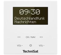 TechniSat DIGITRADIO UP 55 - Radio DAB+ da incasso a montaggio flessibile | DAB, FM, ricezione Bluetooth, display OLED dimmerabile, sveglia e timer spegnimento, 2 W, copertura frontale RAL 9016, bianco