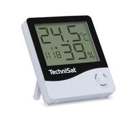 TechniSat IMETEO M1 - Termoigrometro digitale con indicazione dell'ora (controllo della temperatura e dell'umidità in interni, valori min/max delle ultime 24 ore, ora e data)