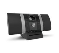 TechniSat MULTYRADIO 4.0 - Internetradio (Radio WLAN, DAB+, FM, Spotify, Bluetooth, Lettore CD, USB, Display a colori, Streaming musicale, Altoparlanti stereo 2 x 10 Watt) Nero/Argento