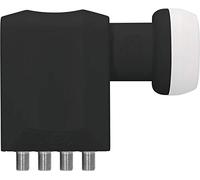 TechniSat Octo-LNB universale per 8 partecipanti (40 mm, presa F, LTE anti-interferenza) Nero