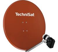 TechniSat SATMAN 850 PLUS - Parabola satellitare con LNB (sistema satellitare da 85 cm con attacco a palo e LNB universale quattro da 40 mm, necessario il multiswitch) rosso