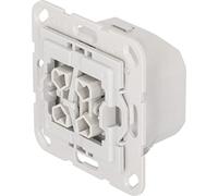 TechniSat Smart-Home - Interruttore di serie con doppio bilanciere - (scatola da incasso, Z-Wave Plus, controllo intelligente della luce tramite app, compatibile con interruttore di marca Gira