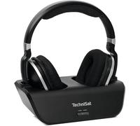 TechniSat STEREOMAN 2 V2 - Cuffie wireless da 2,4 GHz (per televisori e impianti musicali, con docking station, AUX-in, ingresso audio ottico), nero
