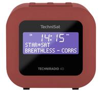 TechniSat TECHNIRADIO 40, rot Radio tascabile DAB+, FM Funzione allarme, incl.