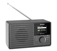 TechniSat VIOLA 305 IR - Radio Internet con DAB+ e FM | Streaming audio Bluetooth, potenza di 8 Watt (RMS), display a colori da 2,4" dimmerabile, ingresso AUX, uscita cuffie, nero