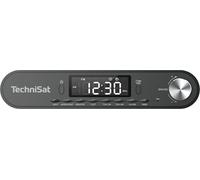 TechniSat Viola - Radio da cucina a incasso con FM/FM, display LED, luce da lavoro, timer, Bluetooth, sveglia, vivavoce, altoparlante da 5 W, colore: antracite