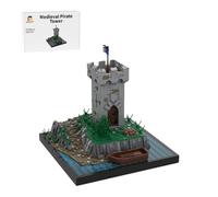 TechnixLabz Kit Torre di Guardia Pirata Medievale (2093 pezzi) Ideale Per Creare Scene