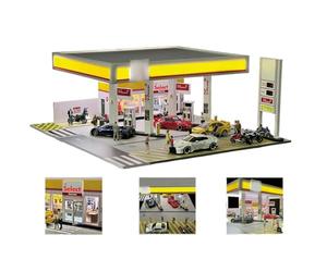 TechnixLabz Serbatoio Shell In Scala 1:64 Come Modello Architettonico (Auto E Figure Non Incluse); Componenti Scenari Modulari Permettono Di Progettare Storie