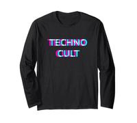Techno Cult Raver EDM Festival Rave Culture Maglia a Manica