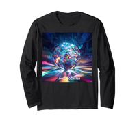 Techno Design Originale OPERE Ufficiali Musica Elettronica Maglia a Manica