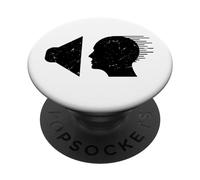 Techno DJ Festival Rave Minimal EDM Trance Musica Discjockey PopSockets PopGrip Adesivo