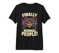 Techno House Electro Psy Goa Trance Rave Psychedelic DnB Maglietta Premium