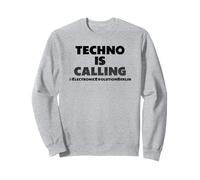 Techno Is Calling, Music, Techno Berlin, Techno Music Felpa