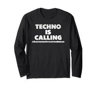 Techno Is Calling, Music, Techno Berlin, Techno Music Maglia a Manica